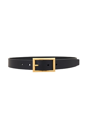 Saint Laurent Rectangle Buckle Belt in Nero - Black. Size 90 (also in ).