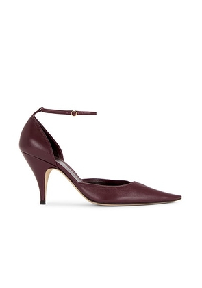 The Row Liisa D'orsay Pump in Bordeaubergine - Burgundy. Size 37 (also in 40).