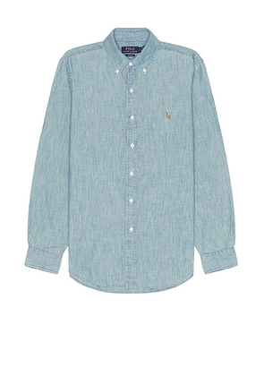 Polo Ralph Lauren Denim & Chambray Sport Shirt in Chambray - Denim-Light. Size L (also in M, S).