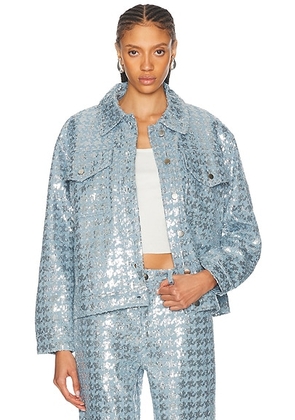 SIEDRES Spar Shirt in Blue - Blue. Size XL (also in S).