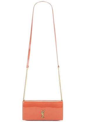 Saint Laurent Phone Holder Chain Bag in Mild Rose - Red. Size all.