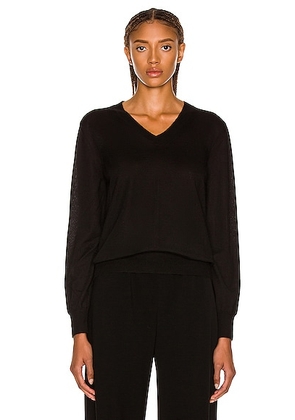 The Row Stockwell Sweater in Black - Black. Size XL (also in ).