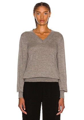 The Row Stockwell Sweater in Medium Grey - Grey. Size XL (also in ).