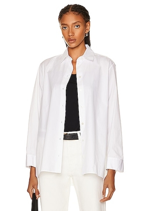 The Row Sisilia Shirt in Optic White - White. Size L (also in XL).