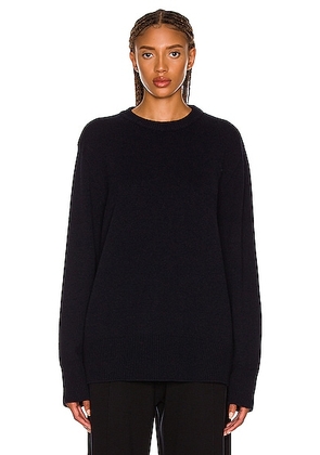 The Row Sibem Top in Dark Navy - Black. Size XL (also in ).