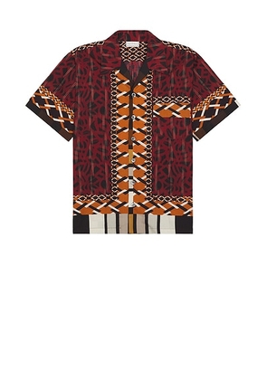 Pierre-Louis Mascia Camicia Uomo Manica in Multicolor - Burgundy. Size XS (also in ).