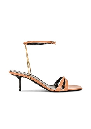 Saint Laurent Melody Sandal in Bisque - Tan. Size 36.5 (also in 36, 37, 38.5, 39, 41).