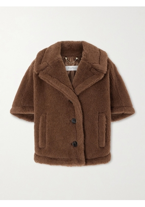 Max Mara - Alpaca, Cashmere And Silk-blend Jacket - Brown - S/M,M/L