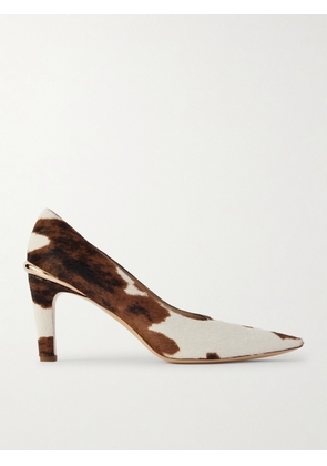Gabriela Hearst - Edwina Cow-print Calf Hair Pumps - Brown - IT36,IT36.5,IT37,IT37.5,IT38,IT38.5,IT39,IT39.5,IT40,IT40.5,IT41,IT41.5,IT42