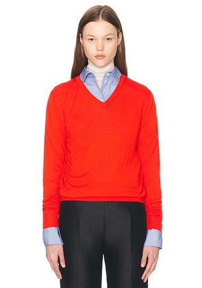 The Row Haius Top in Firetruck - Red. Size L (also in S).