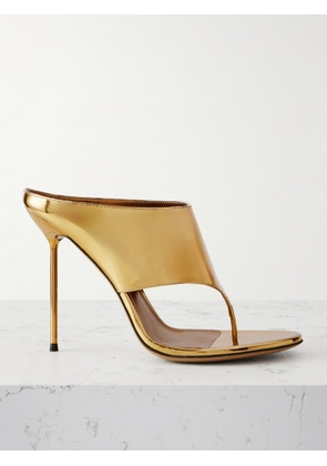 Paris Texas - Lidia Metallic Leather Mules - IT36,IT37,IT37.5,IT38,IT38.5,IT39,IT39.5,IT40,IT40.5,IT41,IT42