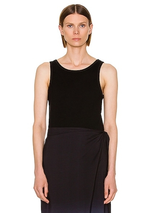 The Row Frankie Top in Black - Black. Size XL (also in ).