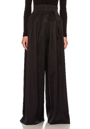The Row Trude Pant in Black - Black. Size 8 (also in ).
