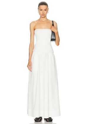 St. Agni Strapless Dress in White - White. Size L (also in M).