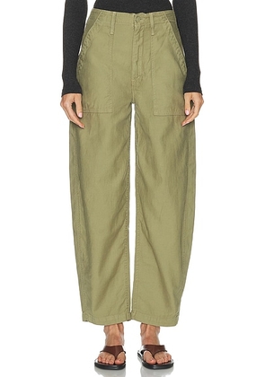 MOTHER The Fangirl Fatigue Flood in Dried Herb - Green. Size 23 (also in 24, 25, 26, 27, 28, 29, 30, 31, 32).