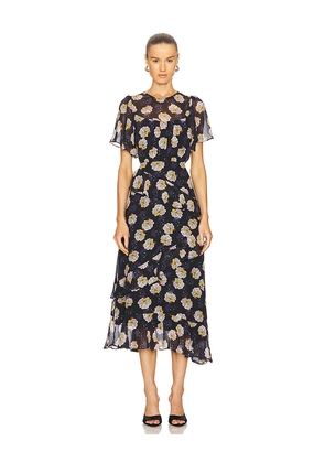 ASTR the Label Floramae Dress in Navy. Size L. Also in XS.