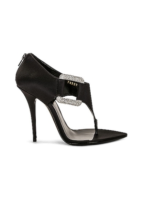 Saint Laurent Sean Sandal in Nero - Black. Size 36 (also in 37, 37.5, 38, 39, 39.5).