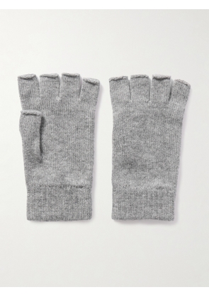 Johnstons of Elgin - Cashmere Fingerless Gloves - Gray - One size