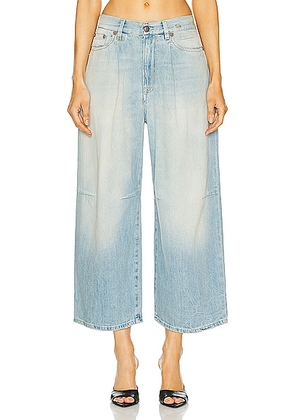 R13 Crop Wide Leg in Toni Blue - Denim-Light. Size 29 (also in ).