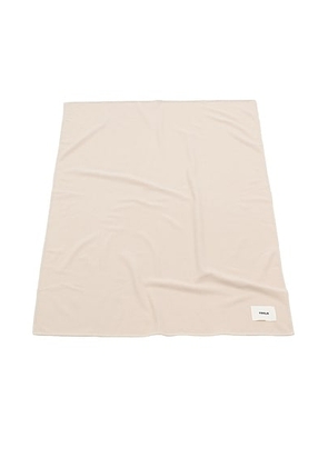 Tekla Lambswool Blanket in Snow - Beige. Size all.