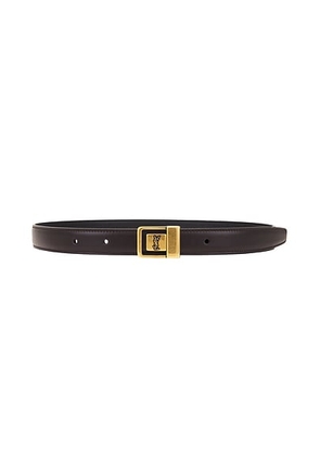 Saint Laurent Leather Belt in Brown Oak - Brown. Size 65 (also in 70, 75, 80, 85, 90).