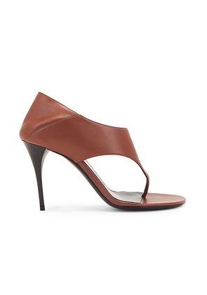 Saint Laurent Bridget Sandal in Aesthetic Brown - Brown. Size 40 (also in ).