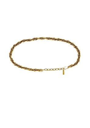 Saint Laurent Chain Belt in Light Bronze Free - Metallic Gold. Size 75 (also in 80).