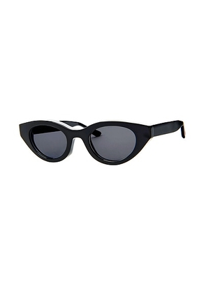 Thierry Lasry Acidity Sunglasses in Black - Black. Size all.