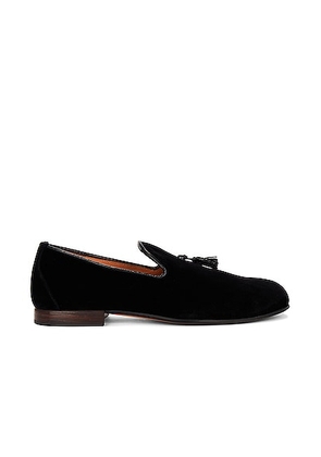 TOM FORD Velvet Loafer in Black - Black. Size 10 (also in 12, 7, 8, 9).