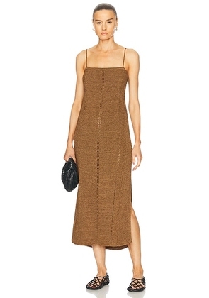 Proenza Schouler Suki Dress in Ochre - Brown. Size L (also in ).