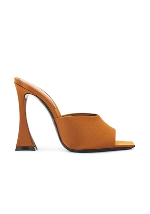 Saint Laurent Hall Mule Sandal in Autumn Brown - Brown. Size 36.5 (also in 36, 37, 37.5, 38, 39, 39.5, 40, 40.5, 41).