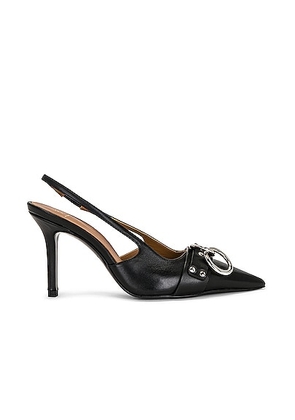 R13 Sling Back Heel Pump in Black - Black. Size 38 (also in 40).