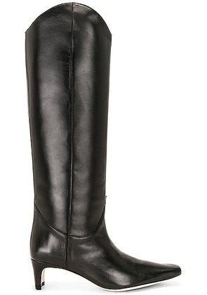 Staud Western Wally Boot in Black - Black. Size 36 (also in ).