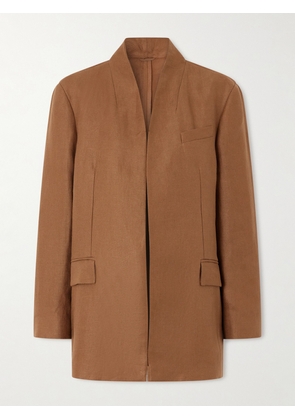 Brunello Cucinelli - Linen-twill Blazer - Brown - IT36,IT38,IT40,IT42,IT44,IT46,IT48