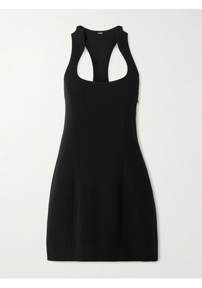 Cult Gaia - Paneled Woven Halterneck Mini Dress - Black - US10,US0,US8,US6,US2,US4