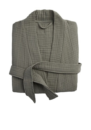 Parachute Cloud Cotton Robe in Moss - Green. Size L (also in ).