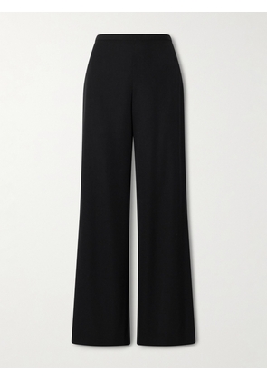 The Row - Roger Wool-crepe Wide-leg Pants - Black - US4,US0,US2,US6