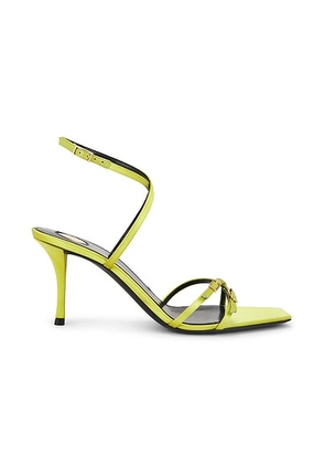 Saint Laurent Lydia Sandal in Citron Green - Green. Size 36 (also in 36.5, 37, 37.5, 38, 39, 39.5, 40, 41, 42).