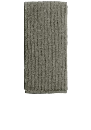 Parachute Soft Rib Hand Towel in Moss - Green. Size all.