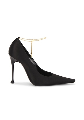 Saint Laurent Doville Pump in Nero - Black. Size 37.5 (also in 36.5, 37, 38, 38.5).