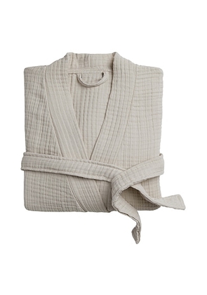 Parachute Cloud Cotton Robe in Bone - Cream. Size M (also in ).