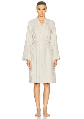 Parachute Cloud Cotton Robe in Bone - Cream. Size S (also in ).