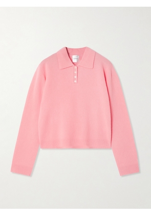 LESET - Jesse Wool Polo Sweater - Pink - x small,small,medium,large,x large