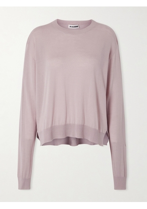 Jil Sander - Cashmere, Wool And Silk-blend Sweater - Pink - FR 34,FR 36,FR 38,FR 40,FR 42,FR 44