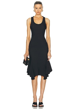 Stella McCartney Crinkle Dress in Black - Black. Size 40 (also in ).