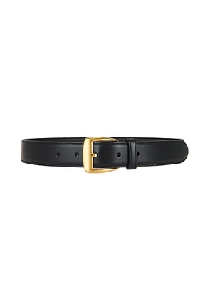 Saint Laurent Ceinture Trapeze Belt in Nero - Black. Size 75 (also in 65, 70, 85, 90).