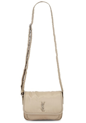Saint Laurent Niki Nylon Bag in Beige - Brown. Size all.
