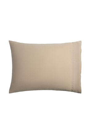 Parachute Linen Pillowcase Set in Toast - Tan. Size STANDARD (also in ).