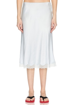 The Row Irene Skirt in Glacier - White. Size 8 (also in ).