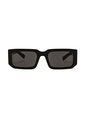 Prada Symbole Sunglasses in Black - Black. Size all.